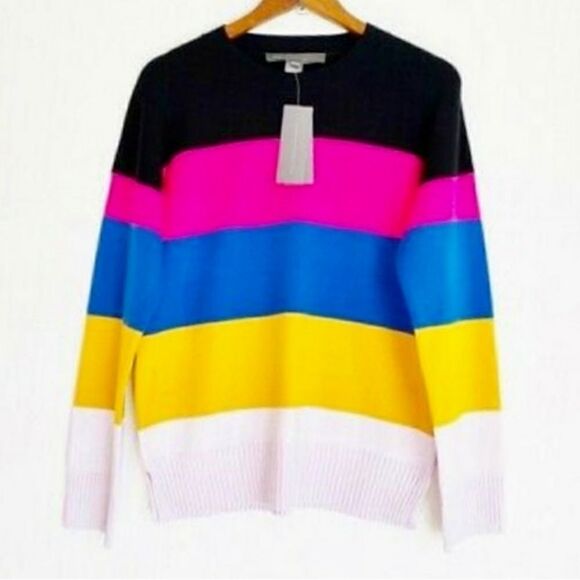 French Connection Babysoft Stripe Sweater szS - Picture 1 of 10